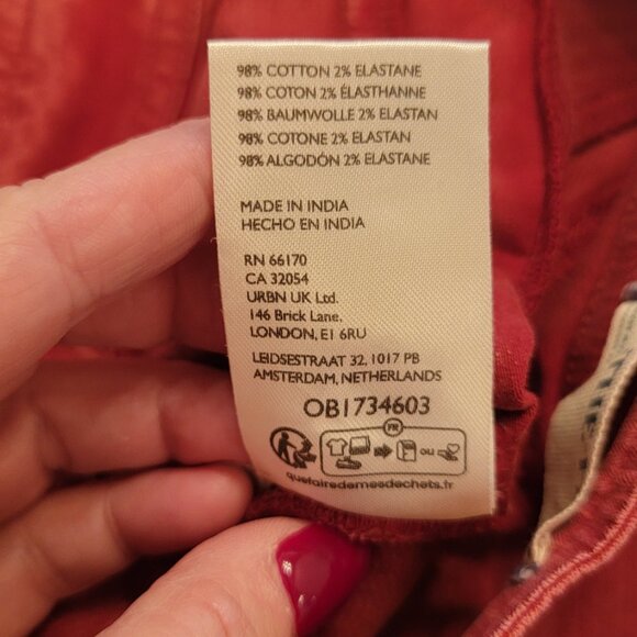 Free People, We The Free - Hot In It Moto Pants Size 10 - Picture 5 of 6